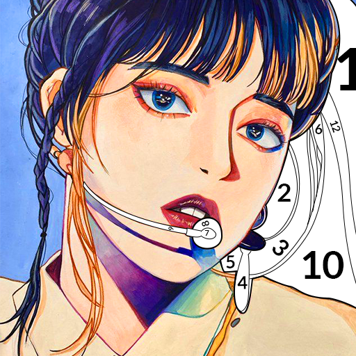 Gidle Paint by Number logo