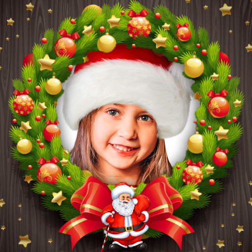 Christmas Photo Frames : Santa logo