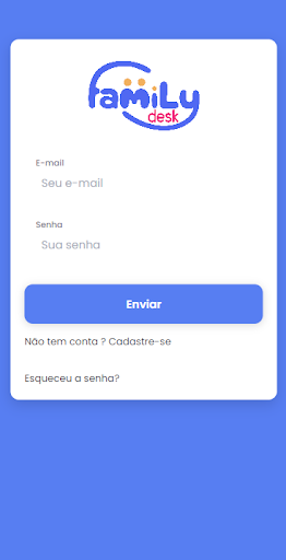 Android application Responsável FamilyDesk screenshort