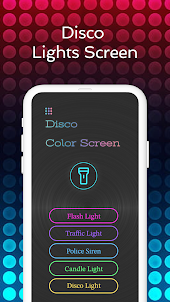 Disco Color Screen Flashlight