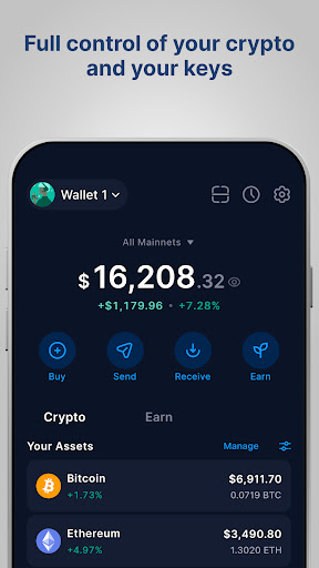 Screenshot of Crypto.com: Onchain Wallet
