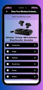 Dime True Wireless Guide