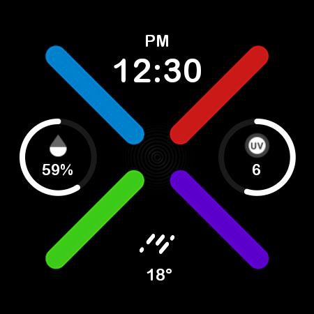 Abstract night - watch face screenshot 21