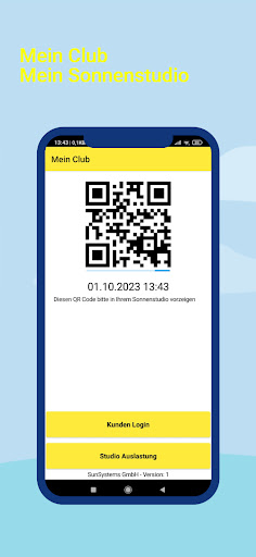 Android application Mein Club Mein Sonnenstudio screenshort