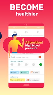 Blood Pressure & BP Tracker Screenshot