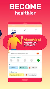 Blood Pressure－Cardio journal Captura de pantalla