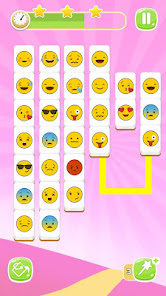 Captura de Pantalla 3 Emoji link : the smiley game android