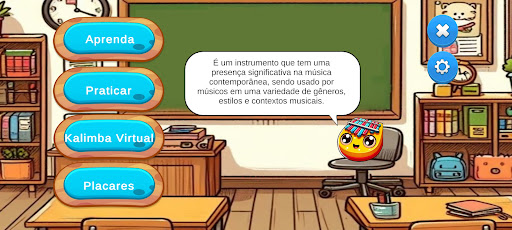 Visualização do aplicativo