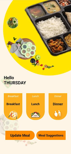 Android application Daily Meal TimeTable Planner screenshort