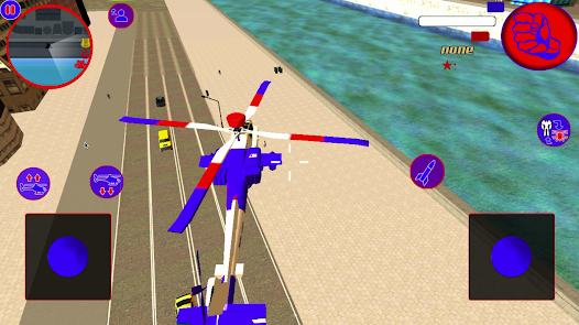 Screenshot 1 Police Robot Helicopter Transf android