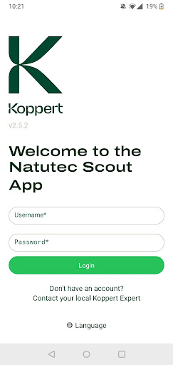 Android application Natutec Scout screenshort