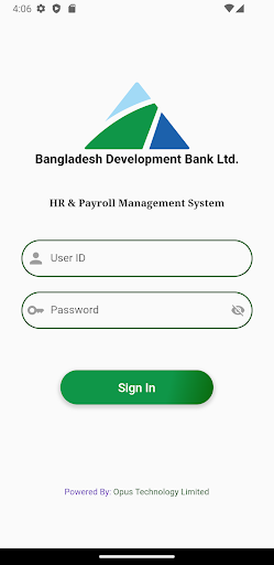 Android application BDBL PMIS screenshort