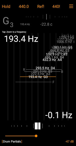 Harmonic Tuner Drum Set