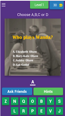 #1. Wanda Vision Quiz (Android) By: LYT Studio
