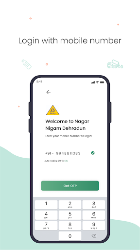 Android application Bulk Waste Collector Driver screenshort