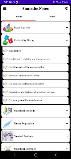 Statistics Notes Screen 2