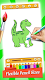 screenshot of Dinosaurs Coloring Book