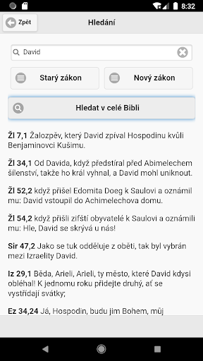 Bible, Český liturgický překla Screen 3