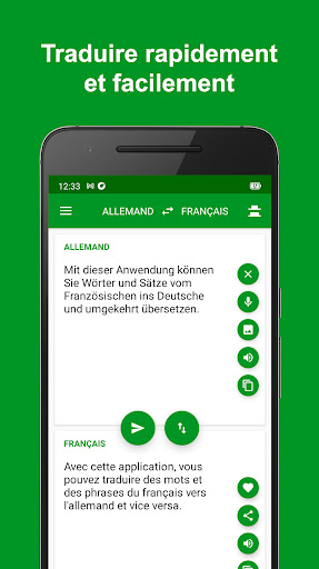 Aperçu de l'application