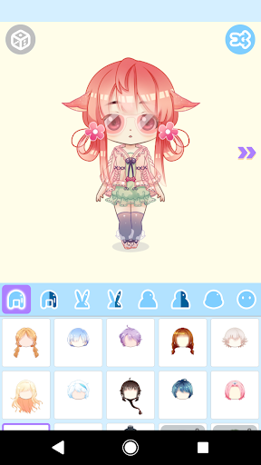 Android application Cute Doll Avatar Maker: Make Y screenshort