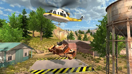 Jogo de Estacionamento de Resgate de Simulador de Helicóptero de