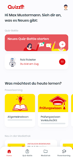 Android application Quizzo screenshort