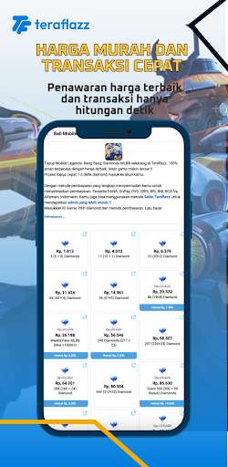 TeraFlazz - Topup Game Murah Screen 3