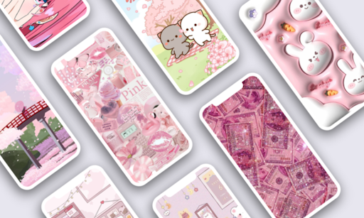 Android application Pink Aesthetic Wallpaper screenshort