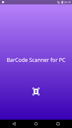 Android application Bar Code Scanner for PC screenshort
