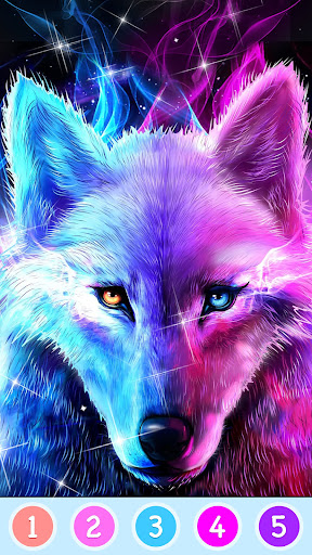 Wolf Paint by number Offline 1.0.51 screenshots 1