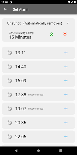 Sleep Planner Screen 2