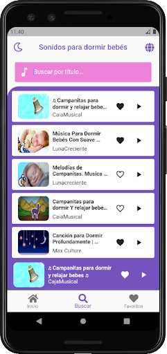 Sonidos para dormir bebés Screen 2