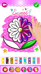 Captura de Pantalla 2 Colorear flores y dibujar para android
