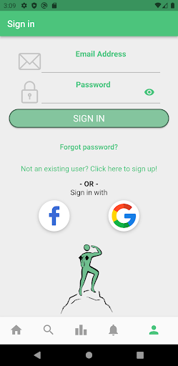 Android application YourFitnessGuide screenshort