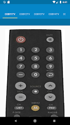 Coby TV Remote Control