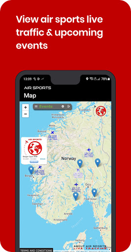 Airsports Live Tracking Screen 2