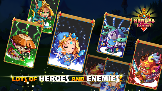 Captura de tela do Heroes Defender Premium