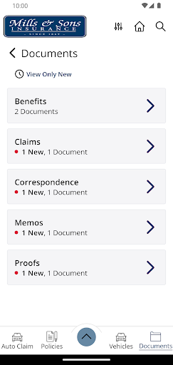 Mills Insurance Online Screen 3