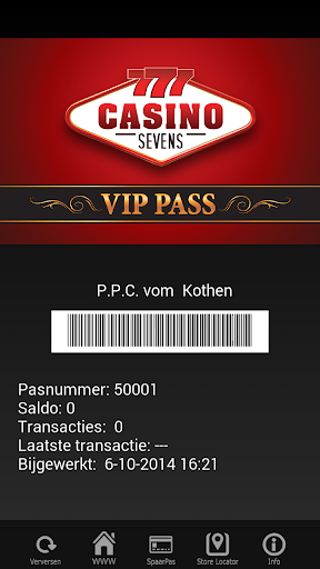 Android application Casino Sevens screenshort