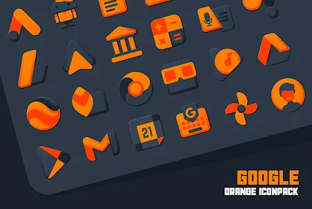Atom Orange IconPack