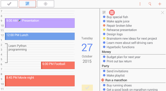 To-Do Calendar Planner Screenshot