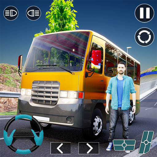 Android application Minibus Simulator City Bus 3D screenshort