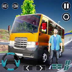 Minibus Simulator City Bus 3D - Screenshot 2