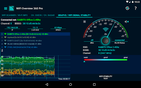 WiFi Overview 360 Pro Captura de pantalla