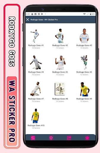 Android application Rodrygo Goes - WA Sticker Pro screenshort
