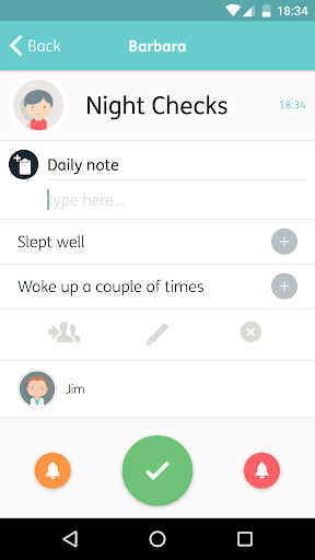 Carer App Screen 3