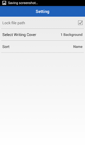 Notepad in File Screen 3