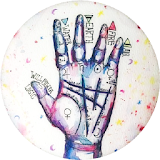 Palmistry palm reading icon