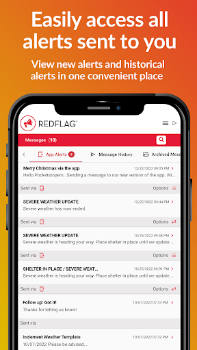RedFlag Alerts Screen 3