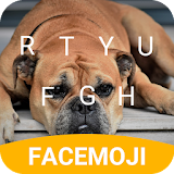 Bulldog Yellow Emoji Keyboard Theme for Snapchat icon